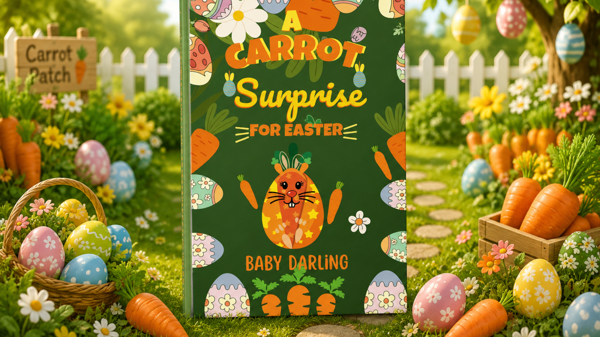 A Carrot Surprise for Easter – children's Easter book with bunny and Easter eggs