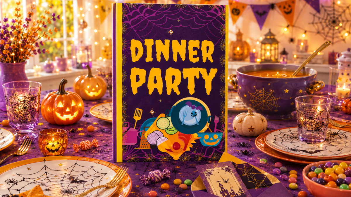 Dinner Party – Halloween adventure book for kids ages 6–10