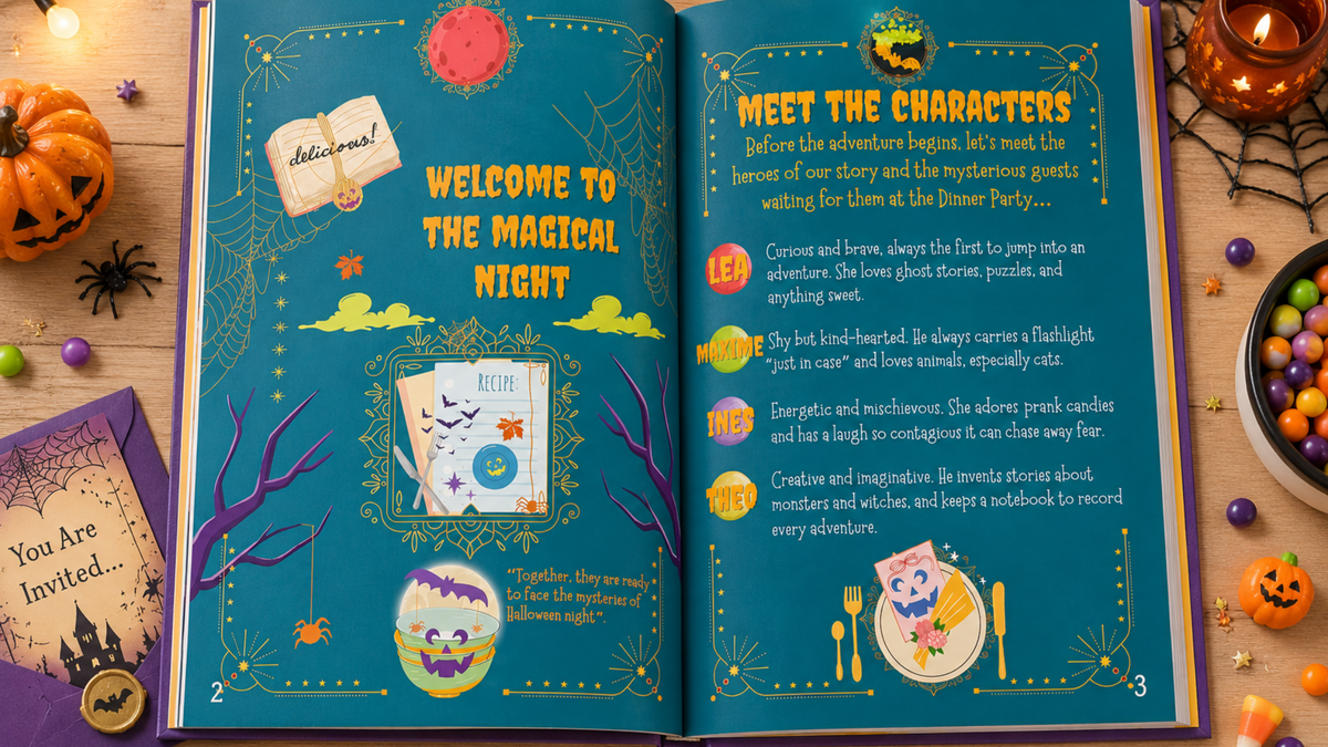 Inside Dinner Party – meet the characters of this Halloween adventure