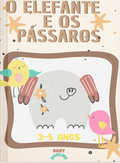 O Elefante e os Pássaros – livro infantil para crianças de 3 a 5 anos