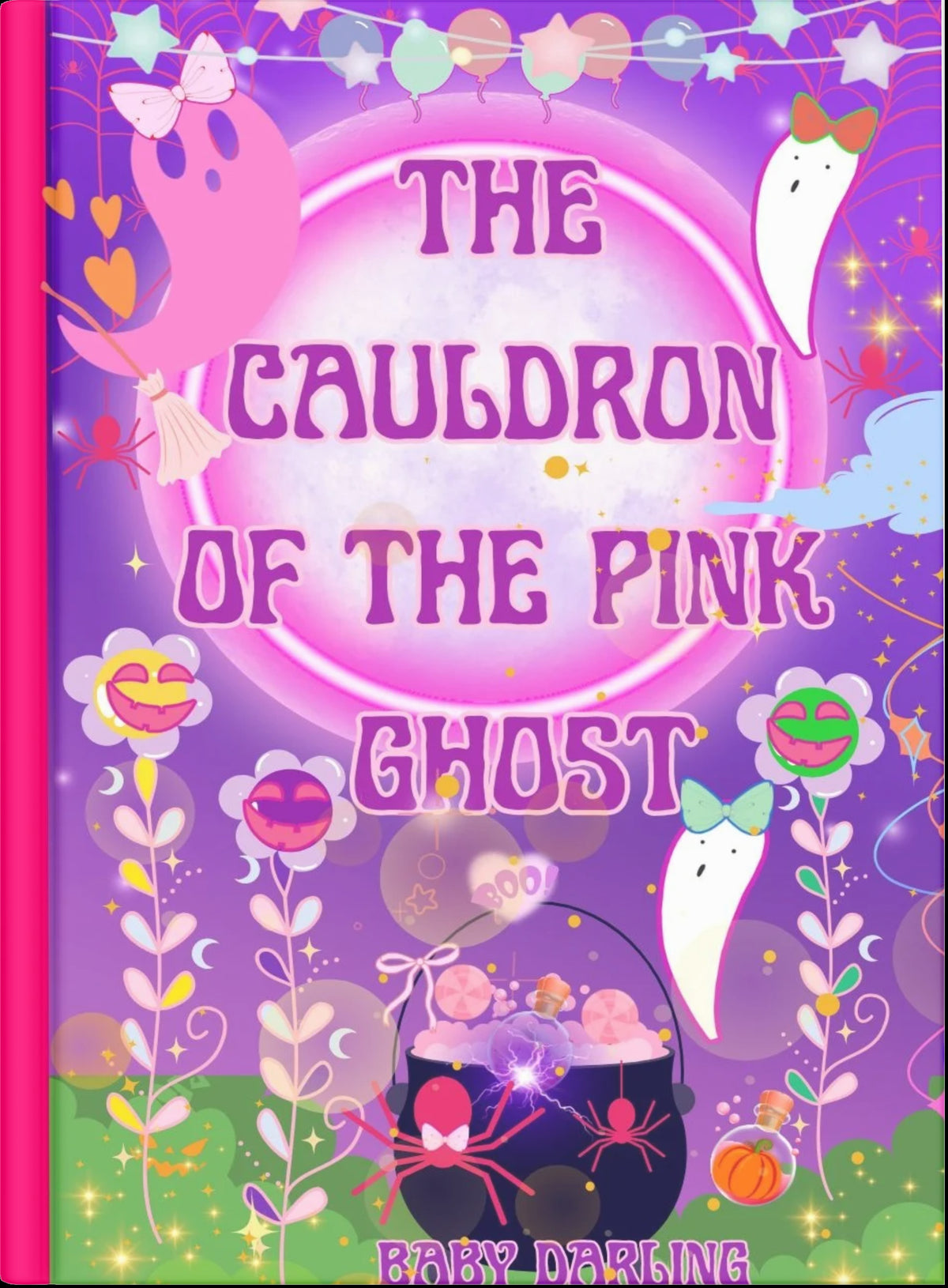 Cover of The Cauldron of the Pink Ghost – Halloween book for kids ages 4–8