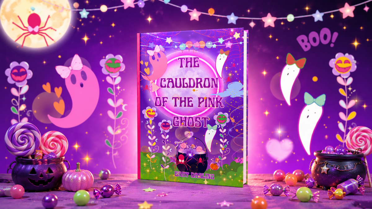 The Cauldron of the Pink Ghost Halloween book for kids ages 4–8