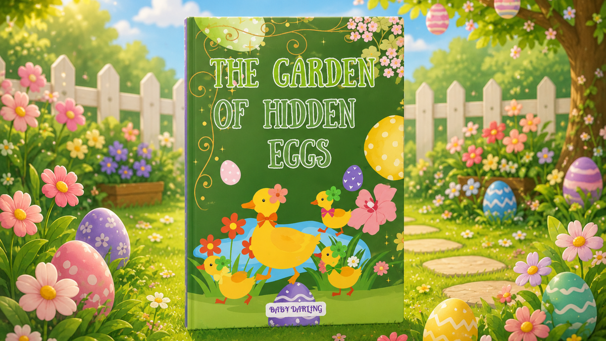 The Garden of Hidden Eggs – Easter adventure book for kids with ducks and hidden eggs