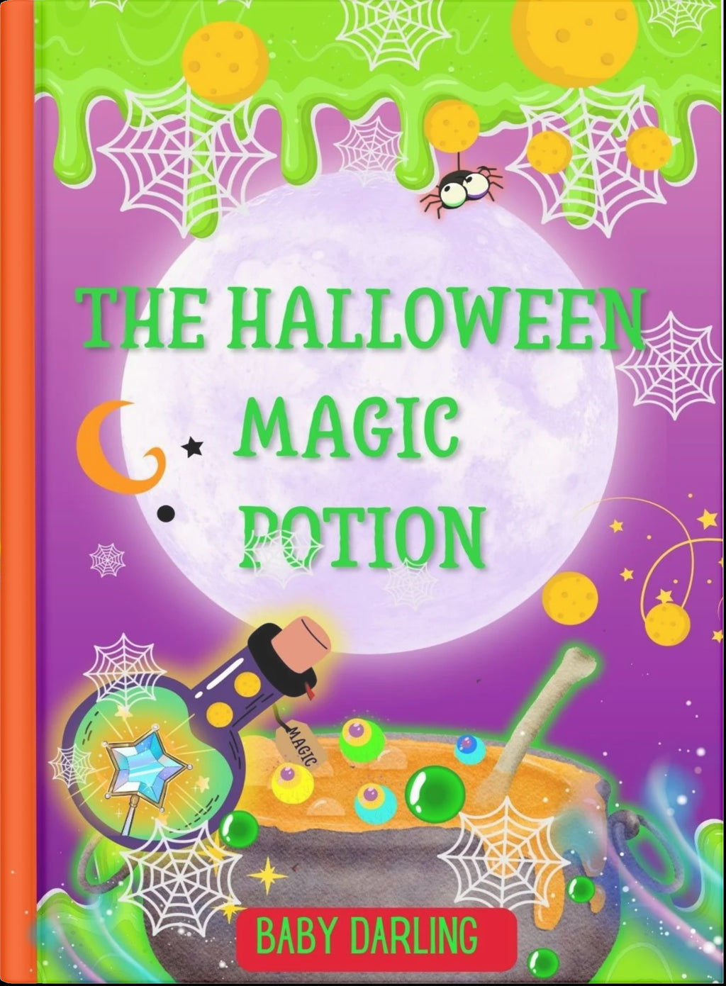 Cover of The Halloween Magic Potion – Halloween adventure book for kids ages 6–9