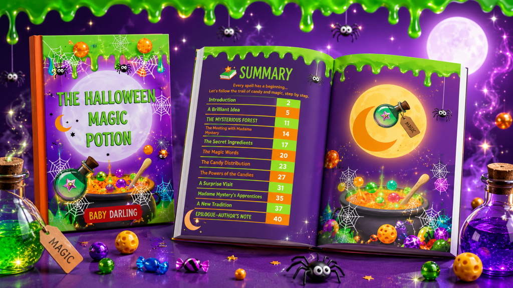 Inside The Halloween Magic Potion – Halloween book for kids ages 6–9